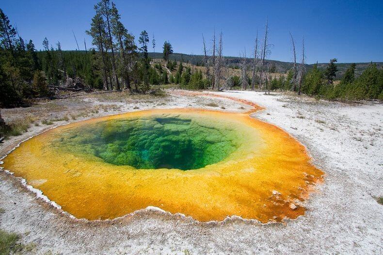 Sumber-sumber Air Panas Mengagumkan di Taman Nasional Yellowstone, Amerika Serikat