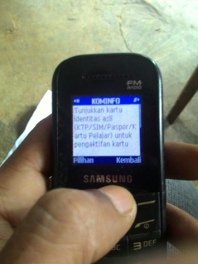 &#91;ask&#93; ada yg dapet sms begini gan?