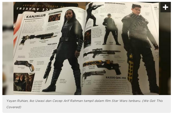 &#91;PIC&#93; Ini Penampilan Yayan dan Iko Uwais di Star Wars: The Force Awakens?