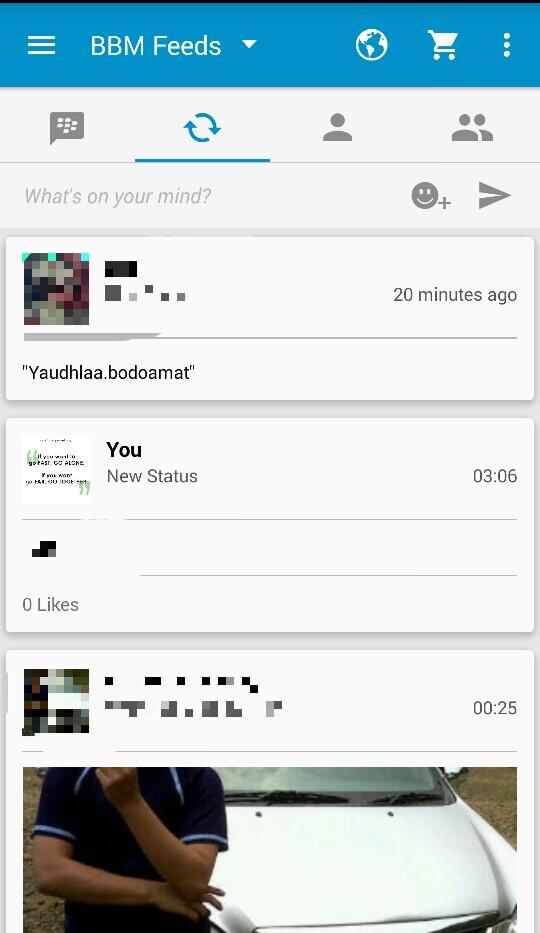 LIKES status & Foto di BBM ????