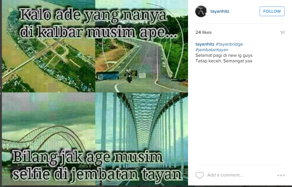 Ini Jembatan yang bikin musim baru di Kalbar Gan!