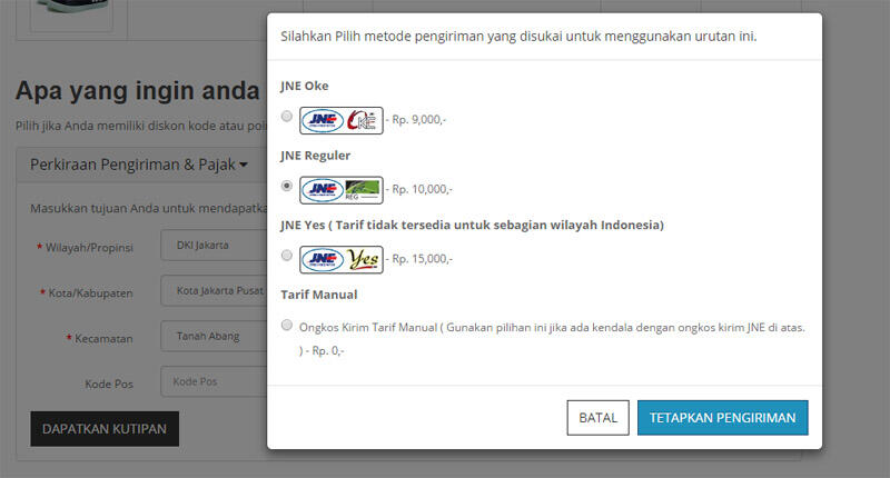 modul jne shipping ( Oke,Reg,Yes) untuk opencart 2.0.3.1 ( tested work 100%) Gratis