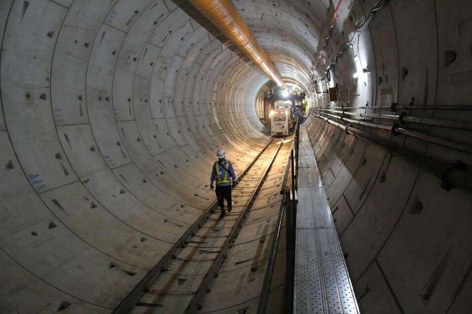 Keren! Ini Penampakan Terowongan Bawah Tanah Kereta MRT Jakarta