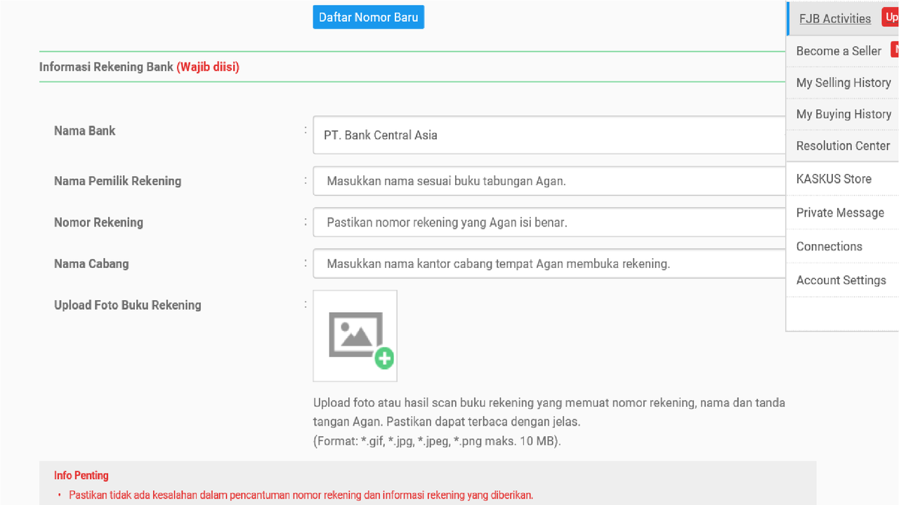 (ASK) FJB ATCIVITIES >> BECOME A SELLER