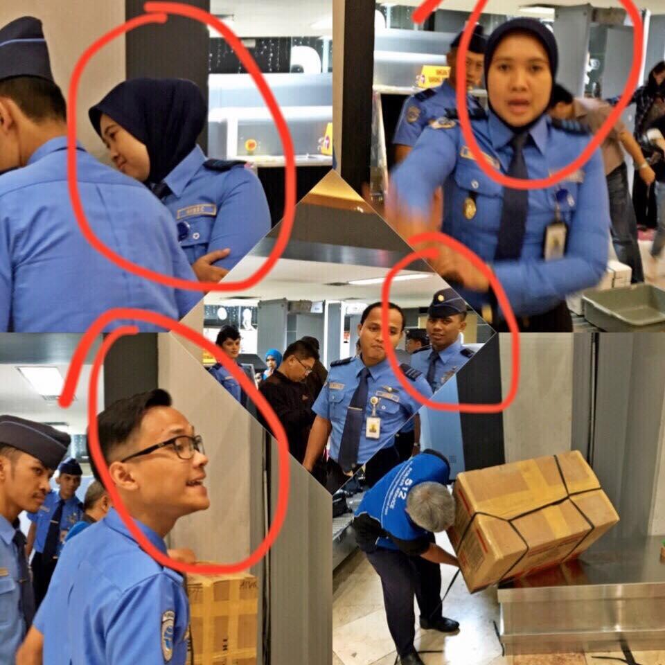 &#91;FOTO &amp; VIDEO&#93; Arogan, petugas terminal 2F Bandara Soekarno-Hatta dihujat netizen