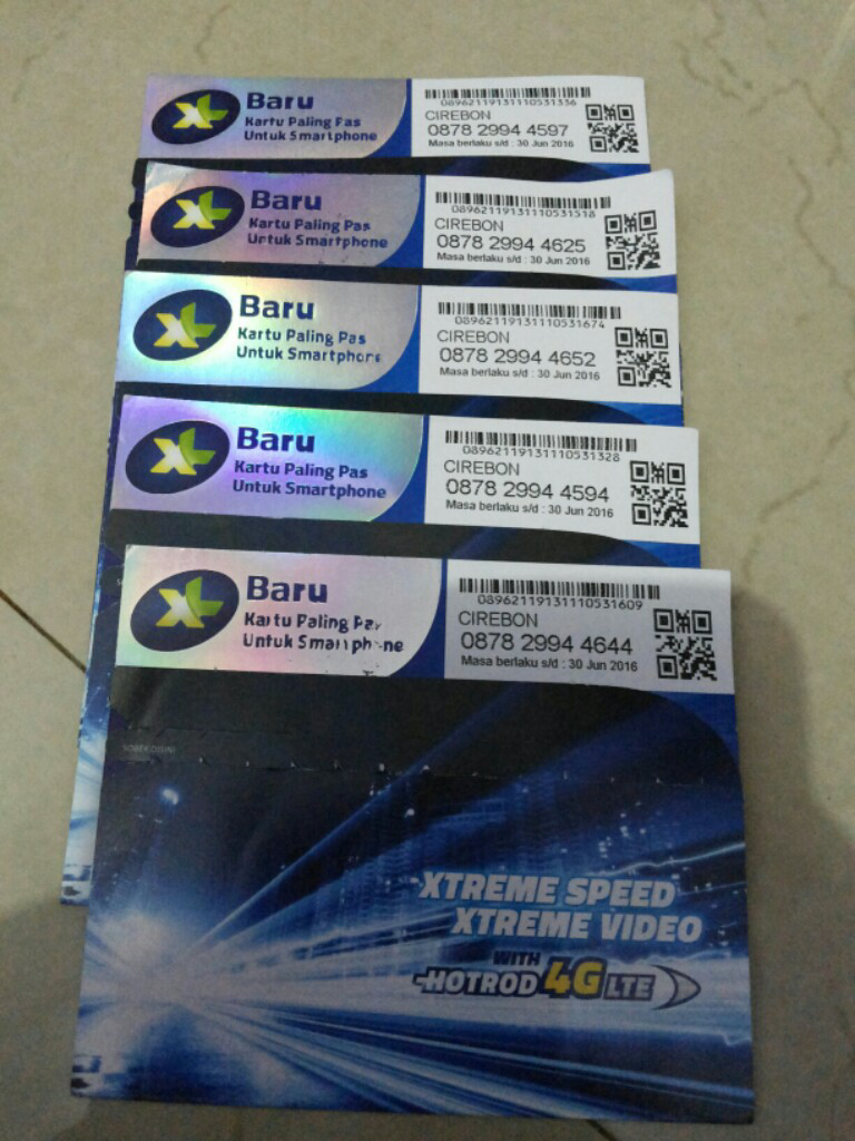 kartu perdana xl 4g kuota 3gb full 24jam