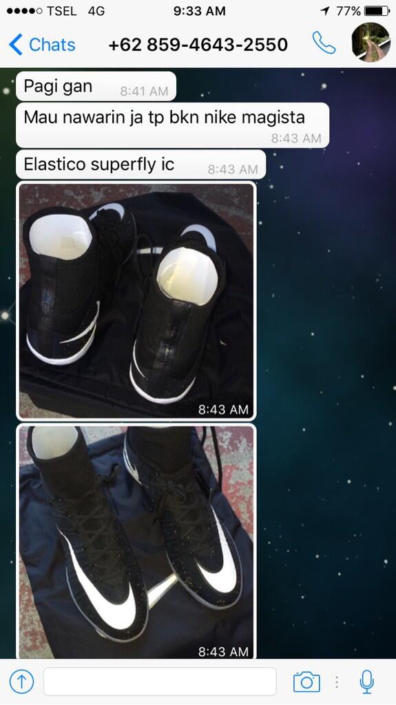 Nike mercurial superly SE PENIPUAN