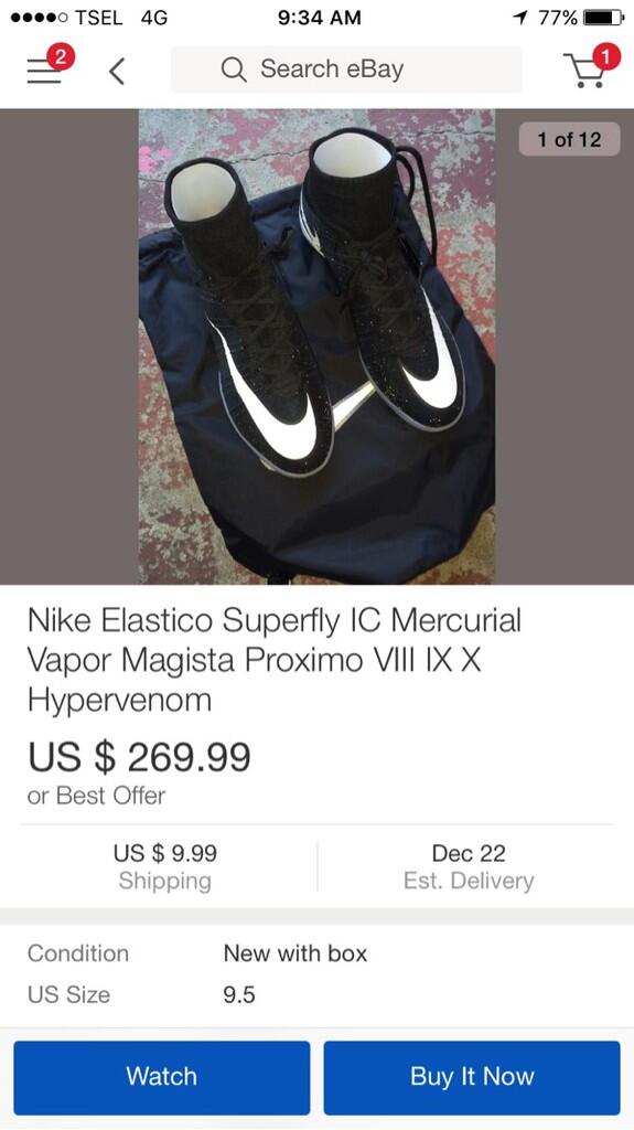 Nike mercurial superly SE PENIPUAN