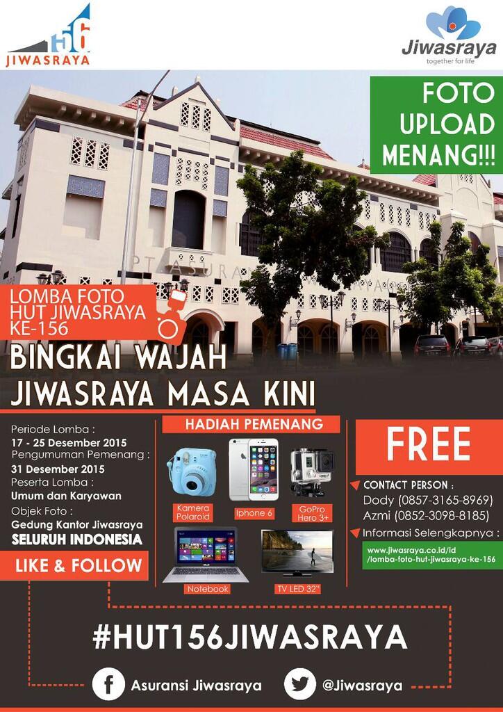Lomba Foto HUT Jiwasraya ke-156 !!!