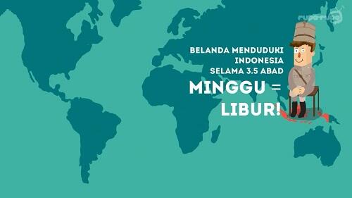 Asal Usul Minggu Dijadikan Hari Libur atau Tanggal Merah &#91;Disertai Animasi&#93;