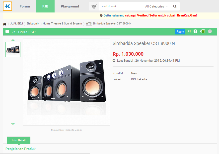 Speaker Simbadda CST 8900 N : Cari Speaker Murah Buat Temen Ngaso Di Kost2an