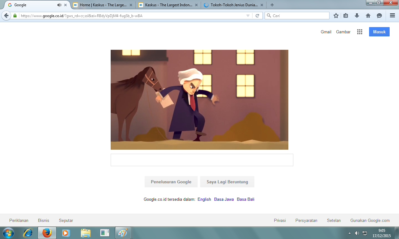Google DOODLE hari ini