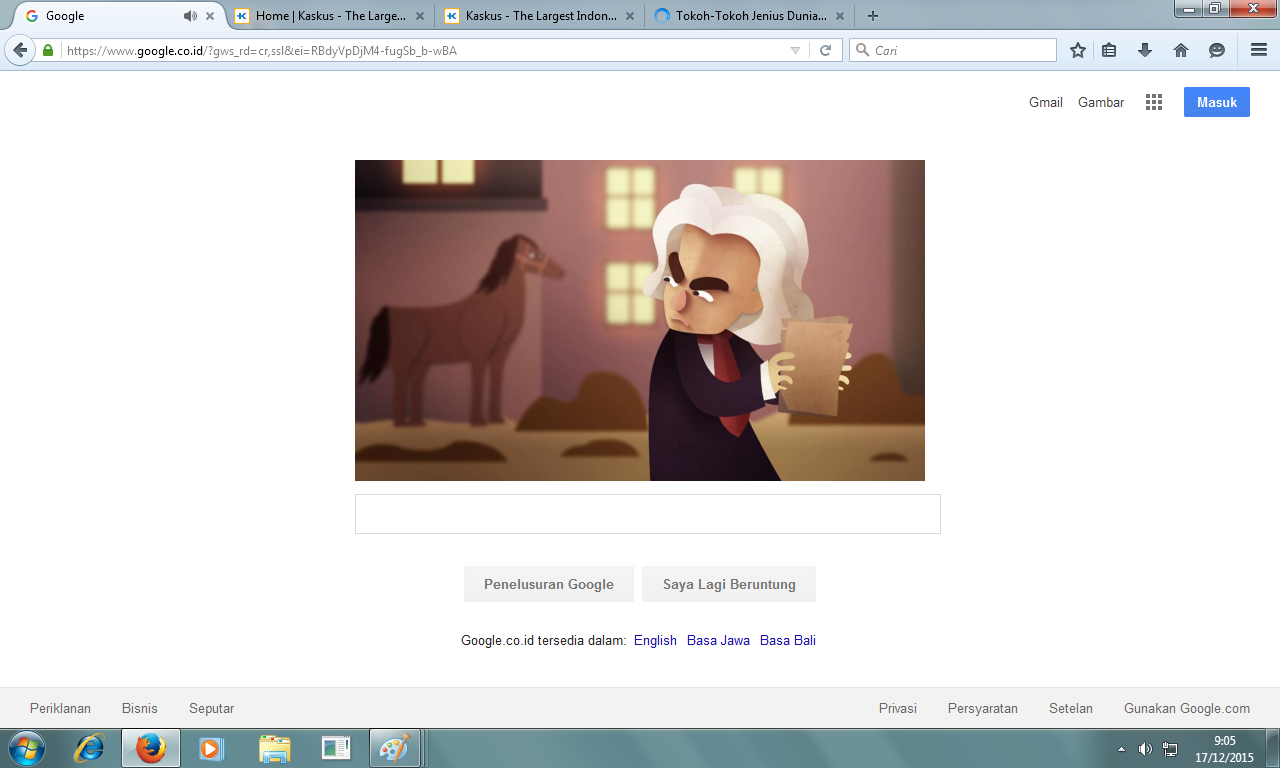 Google DOODLE hari ini