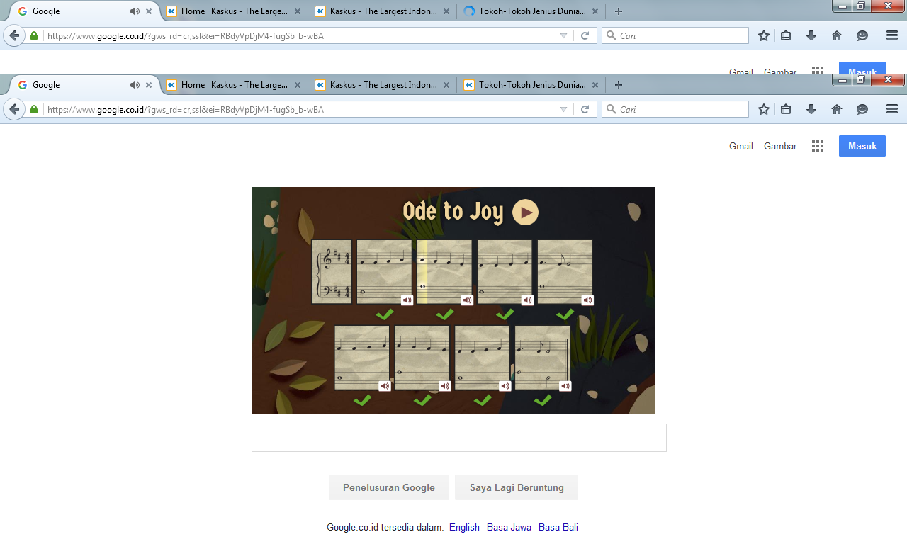 Google DOODLE hari ini