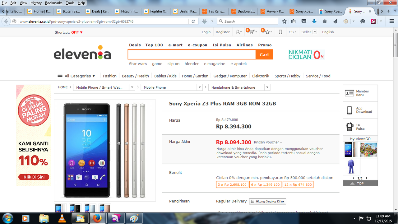 Sony Xperia Z3+ : Temukan harga termurah dari Smartphone luar biasa