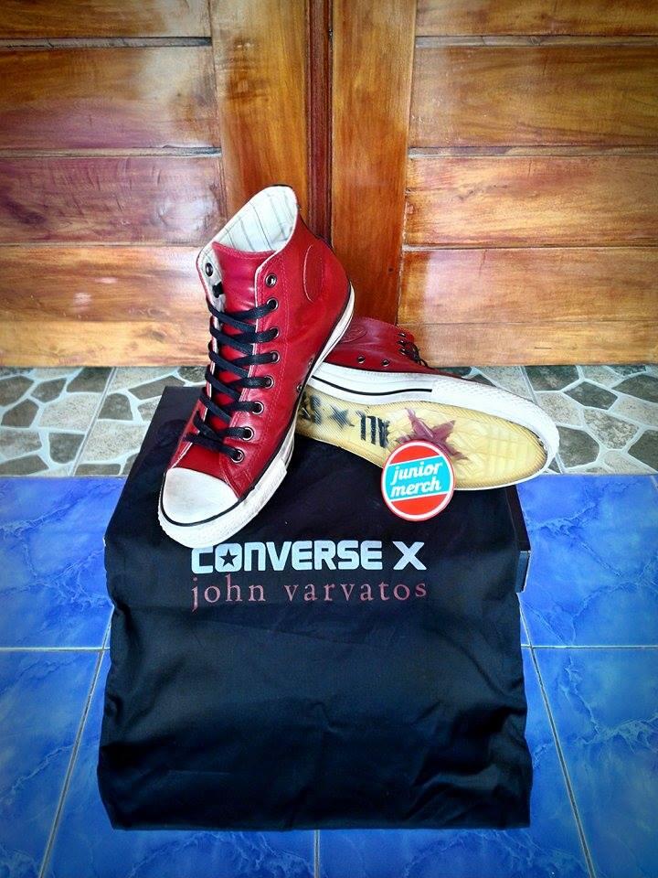 Jual Sepatu Converse 70s Black Egret Leather Hi Mulus Like New Murmer