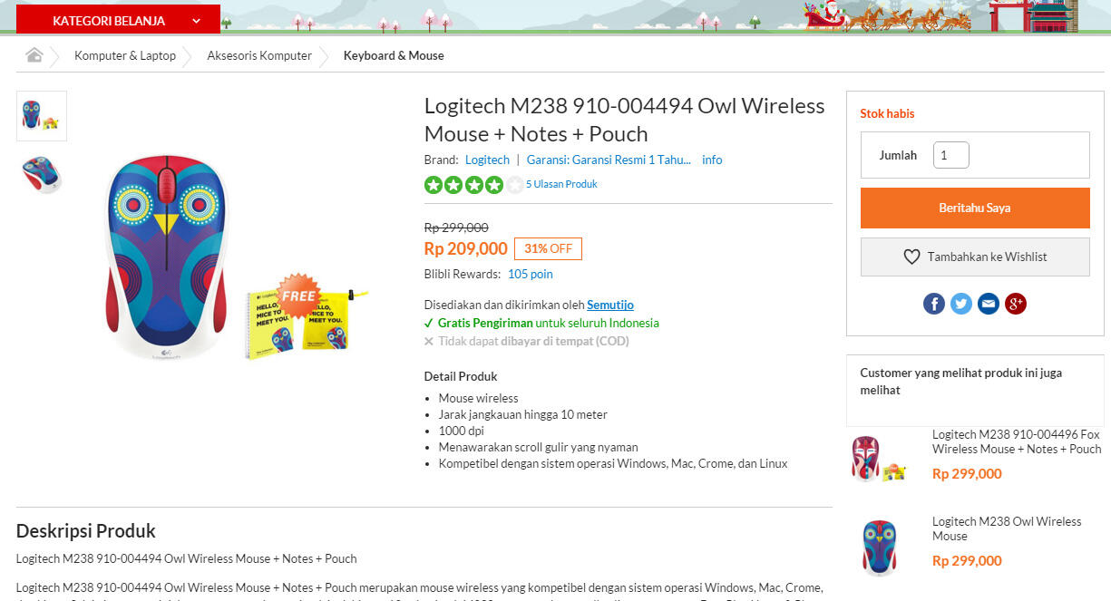 Logitech M238 : penawaran dan paket terbaik dari 3 toko online