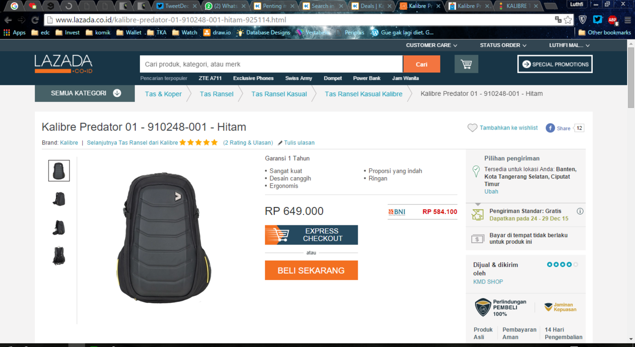 KALIBRE Predator - Temukan Harga Termurahnya di Sini Gan!!!