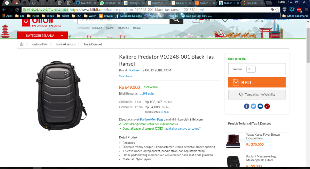 KALIBRE Predator - Temukan Harga Termurahnya di Sini Gan!!!