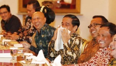 Usai Parto Patrio, Ini lawakan Cak Lontong Yang Bikin Jokowi Makin Terpingkal Pingkal