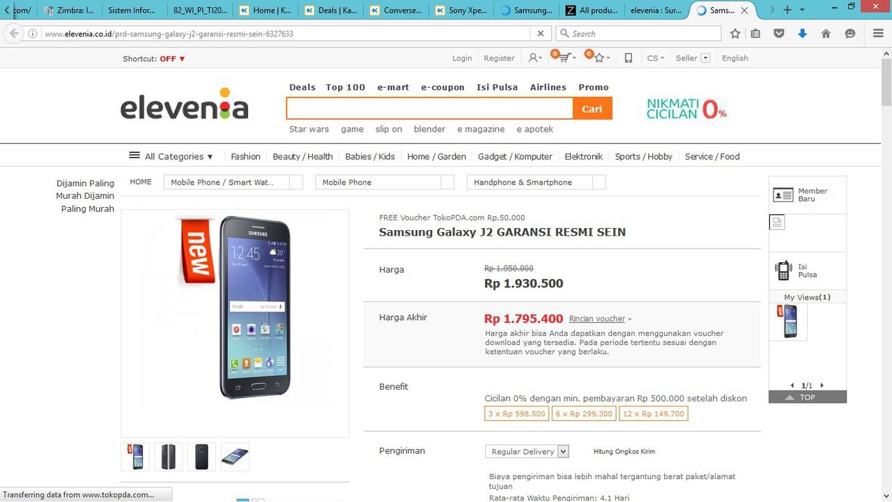 Samsung Galaxy J2 Hitam | Temukan penawaran harga termurah 