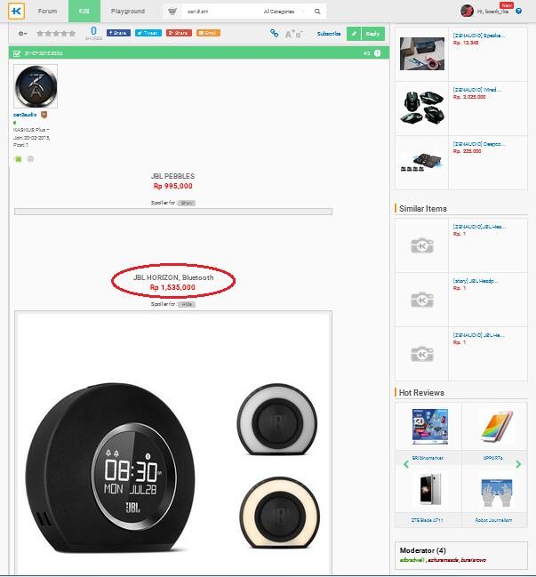 JBL Horizon Bluetooth Speaker : Temukan penawaran terbaik dari 4 toko online di sini
