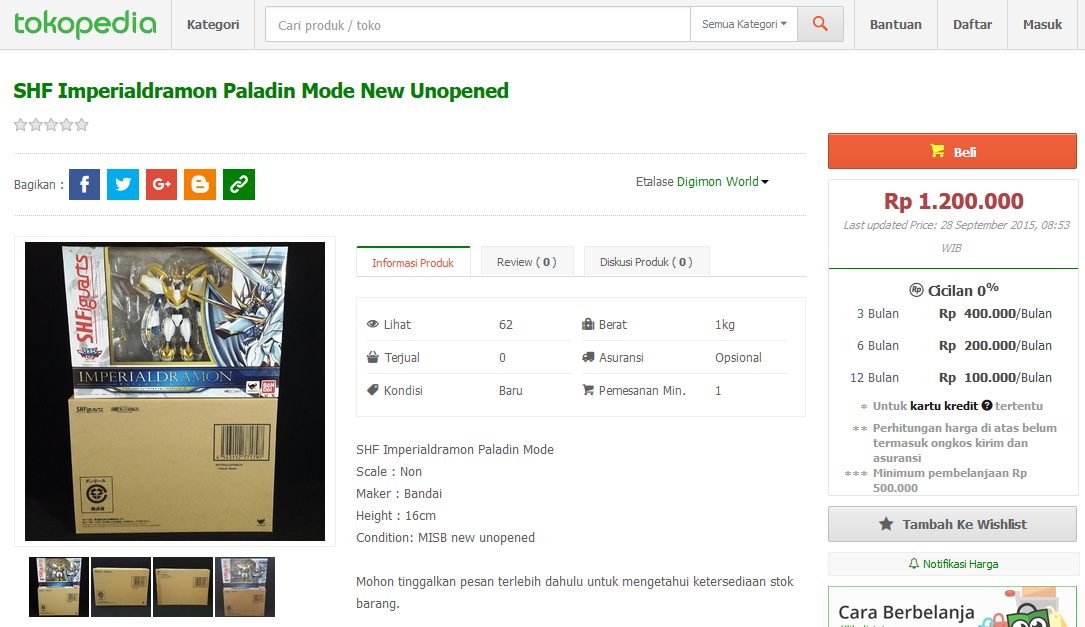 S.H.Figuarts Imperialdramon Paladin Mode : Action Figure Paling HOT Tahun Ini