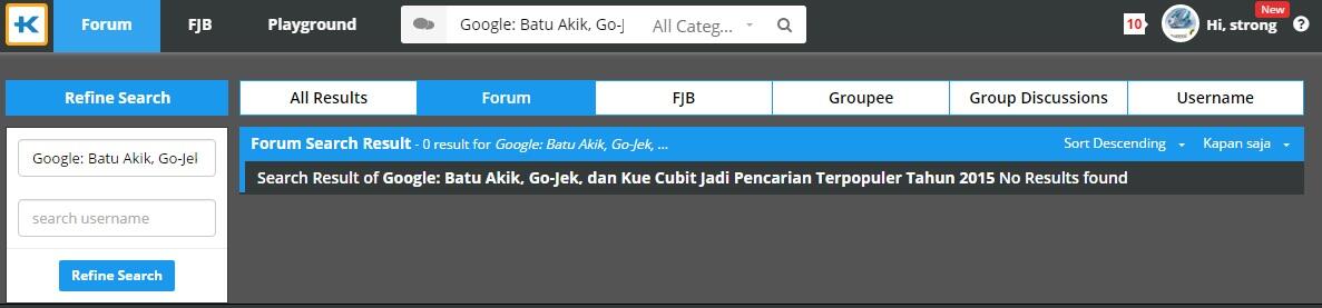 Google: Batu Akik, Go-Jek, dan Kue Cubit Jadi Pencarian Terpopuler Tahun 2015
