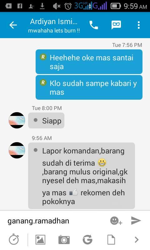 Testimoni ane selama jualan ID Kaskus: ganang.ramadhan (www.gojerseyjogja.com)