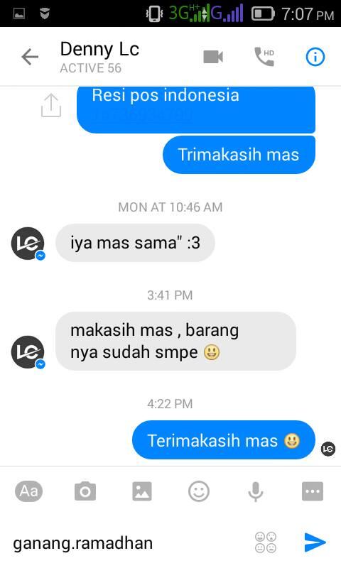 Testimoni ane selama jualan ID Kaskus: ganang.ramadhan (www.gojerseyjogja.com)