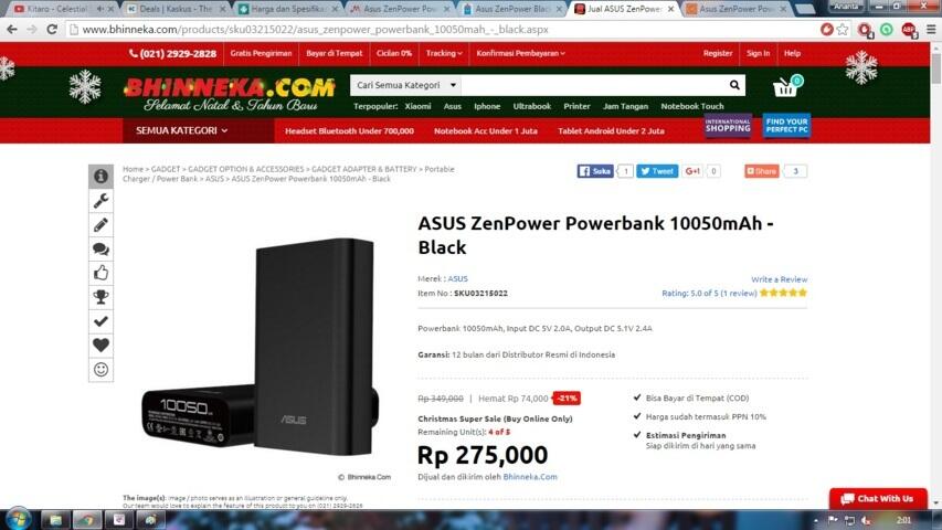 Asus ZenPower Powerbank &#91;10.050 mAh&#93; _-_ Powerbank Kecil-Kecil Cabe Rawit Gan!