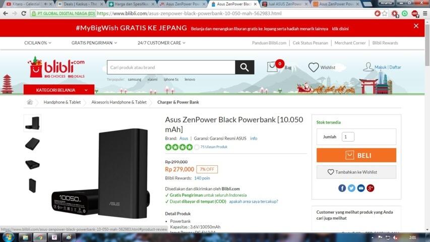 Asus ZenPower Powerbank &#91;10.050 mAh&#93; _-_ Powerbank Kecil-Kecil Cabe Rawit Gan!