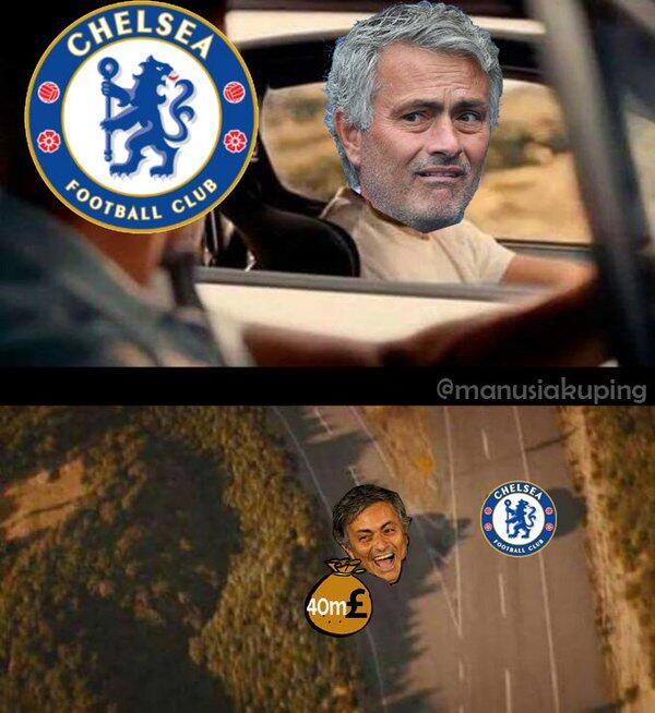 Kumpulan MEME Lucu Mourinho Dipecat :ngakak