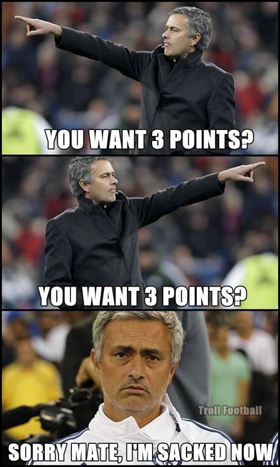 Kumpulan MEME Lucu Mourinho Dipecat :ngakak