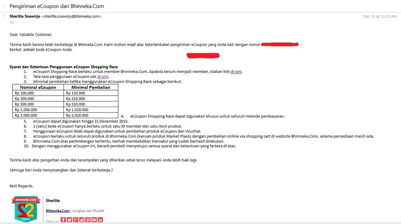 Hati2 membeli evoucher di bhinneka!!!