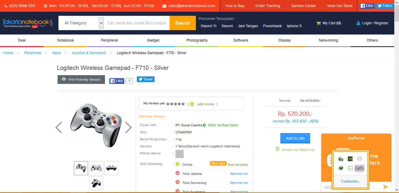 LOGITECH Wireless Gamepad F710 - Stik Yang Cocok Buat Nge-PES &amp; Nge-FIFA