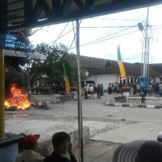 Demo Pilkada Kalimantan Utara. Minggu. 19 Desember 2015