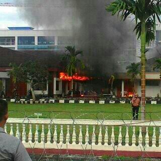 Demo Pilkada Kalimantan Utara. Minggu. 19 Desember 2015