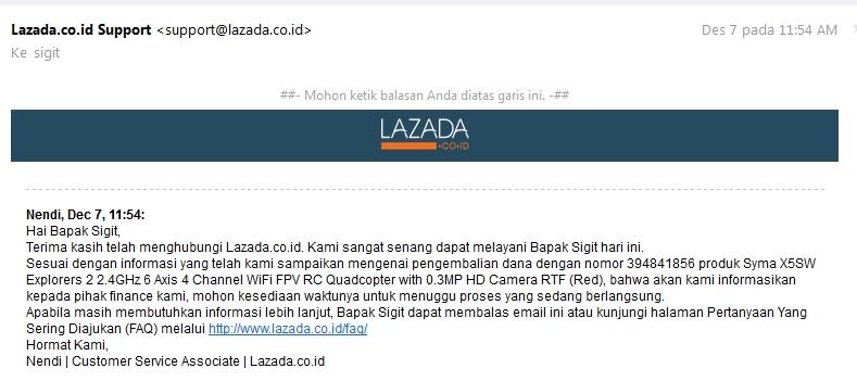 apa ane kena tipu (lagi) sama lazada ??