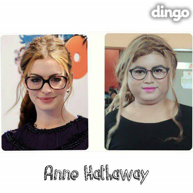 Pose Mirip Selebriti Ini Bikin Ngakak