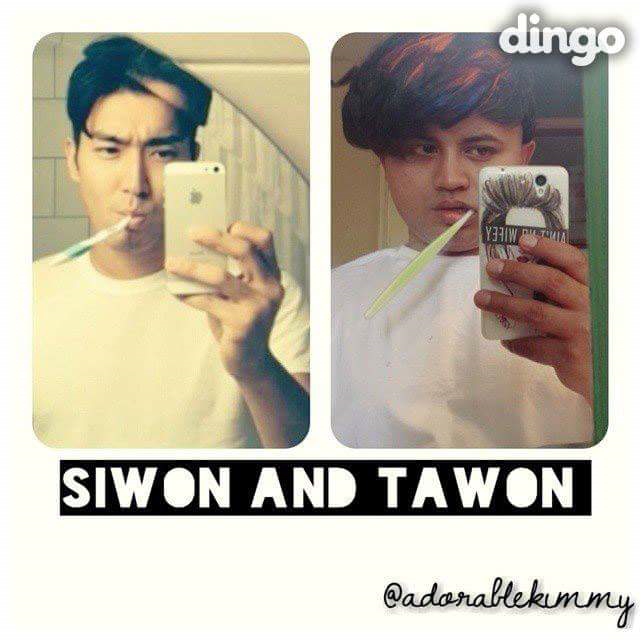 Pose Mirip Selebriti Ini Bikin Ngakak