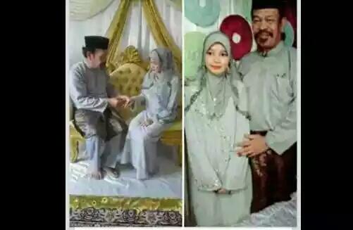 Gadis Cantik 18 Tahun Menikah Dengan Gurunya Berusia 52 Tahun