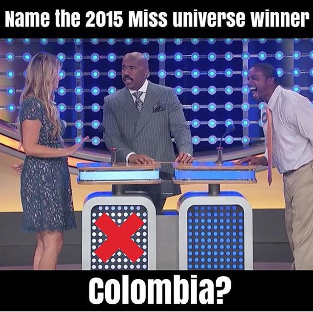 Meme Miss Universe 2015 Bermunculan dan Bikin Ketawa Geli.