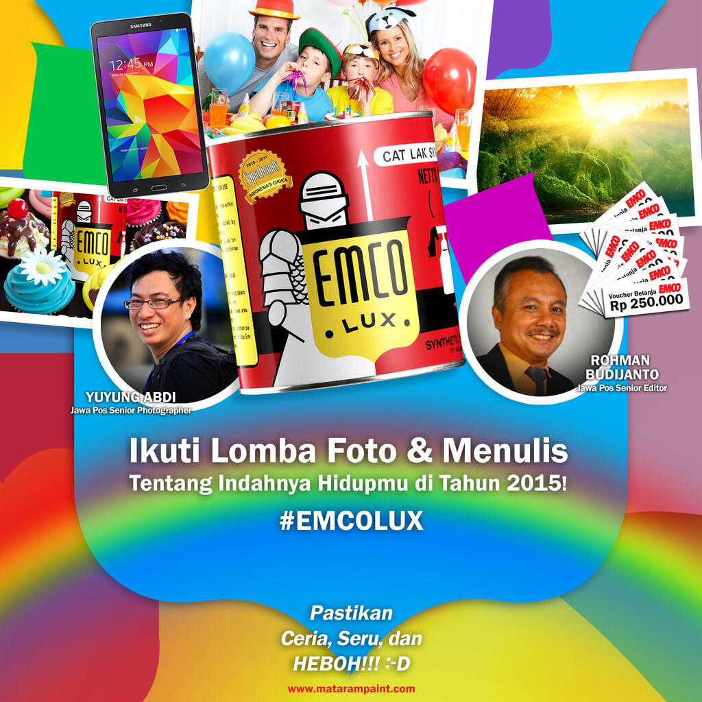 LOMBA Foto dan Menulis dari EMCO Paint