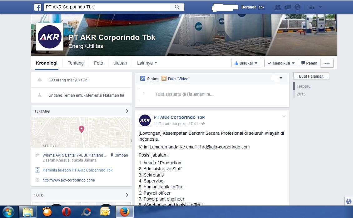 Rekrutmen AKR Corporindo ini asli atau palsu?