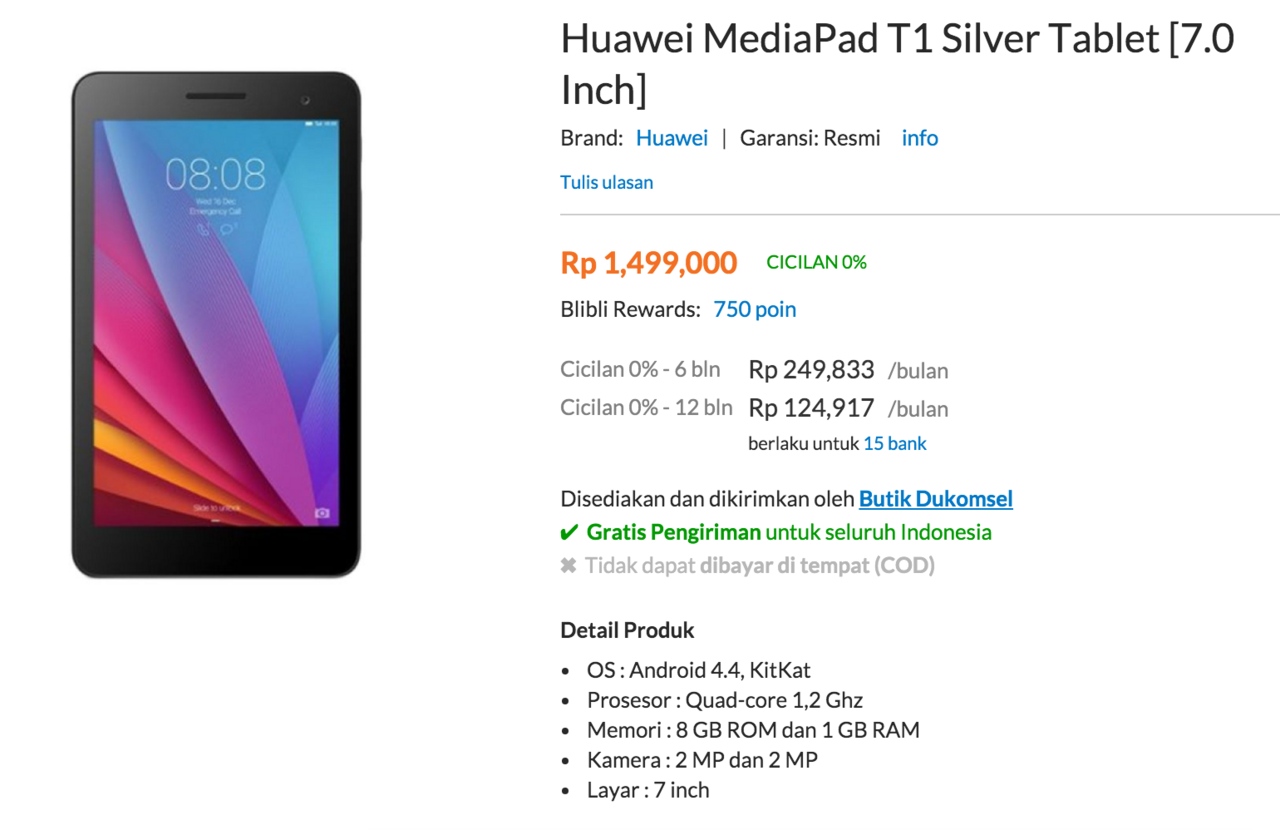 Huawei Mediapad T1