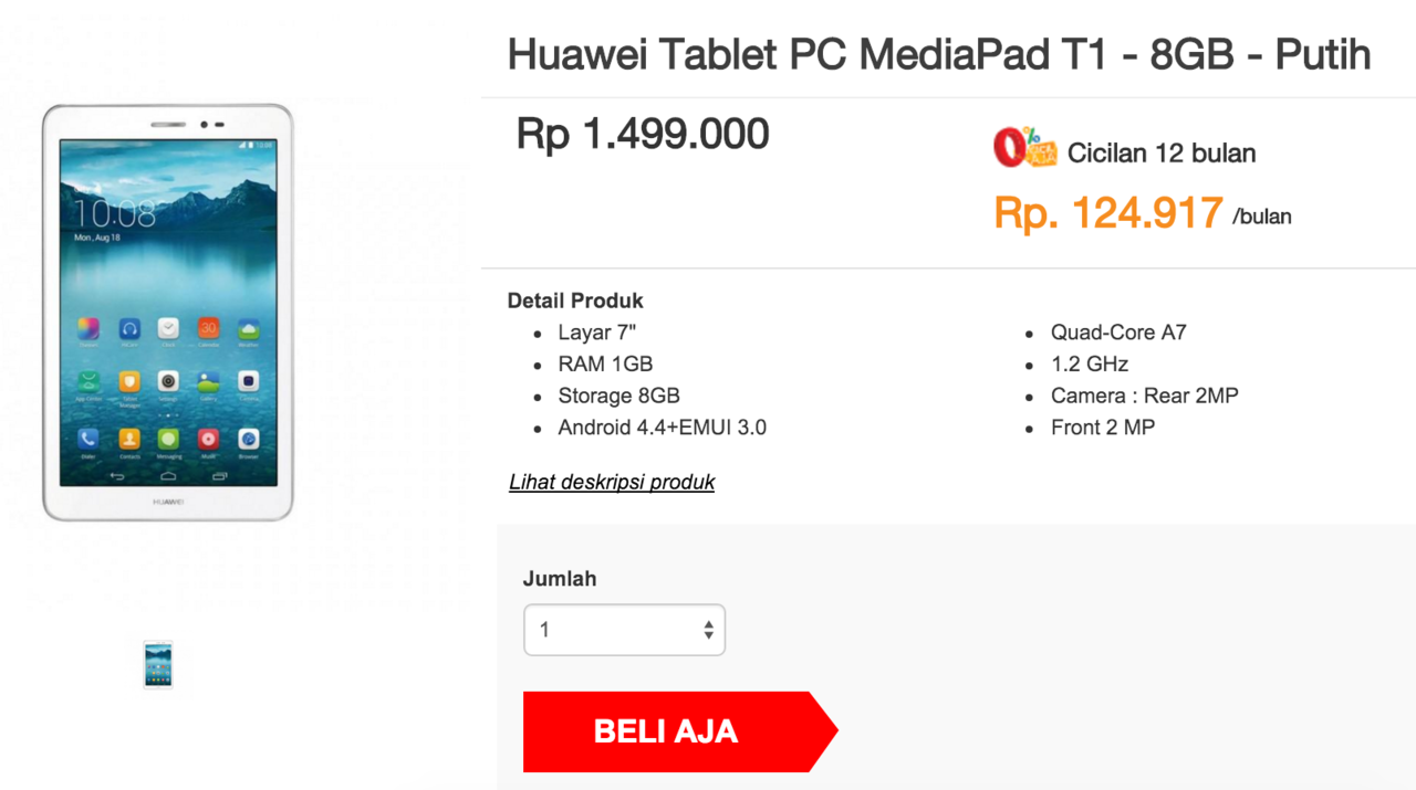 Huawei Mediapad T1