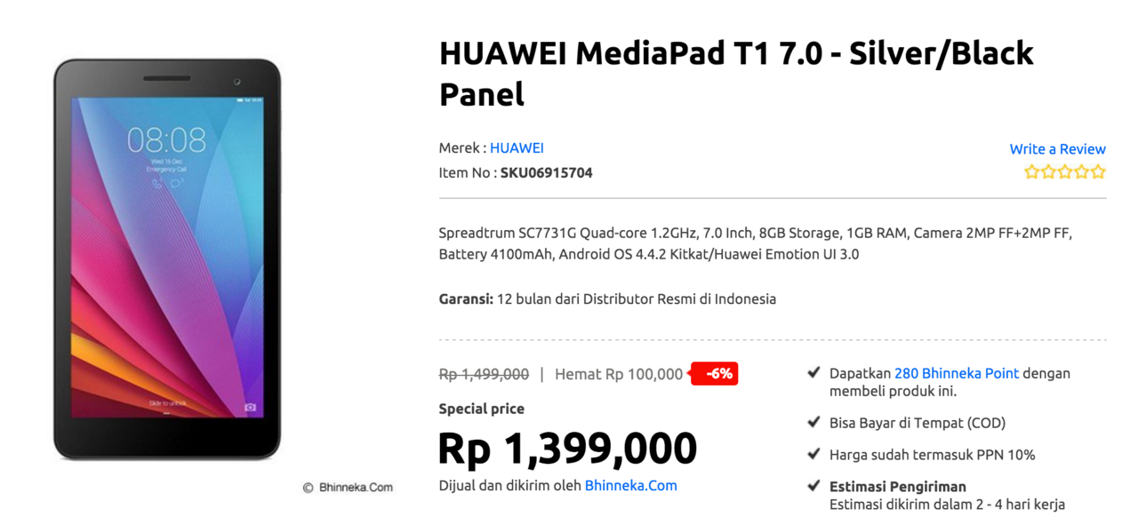 Huawei Mediapad T1