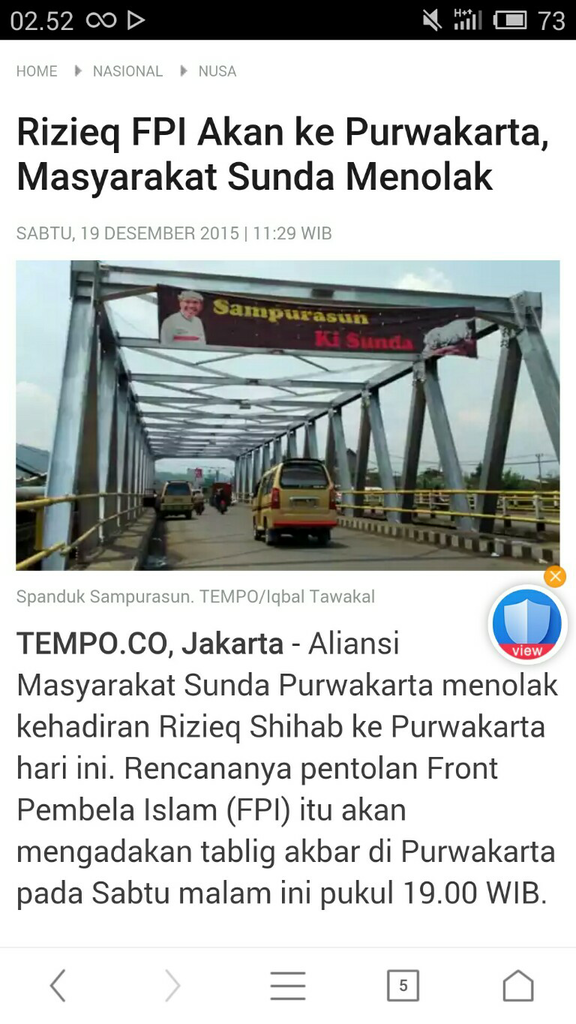 alasan FPI kisruh ama bupati purwakarta masuk di akal ??