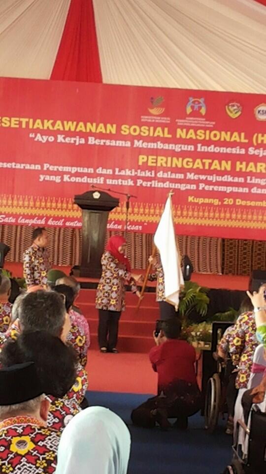 HKSN Tingkat Nasional, Dinsos Raih Penghargaan Kemensos